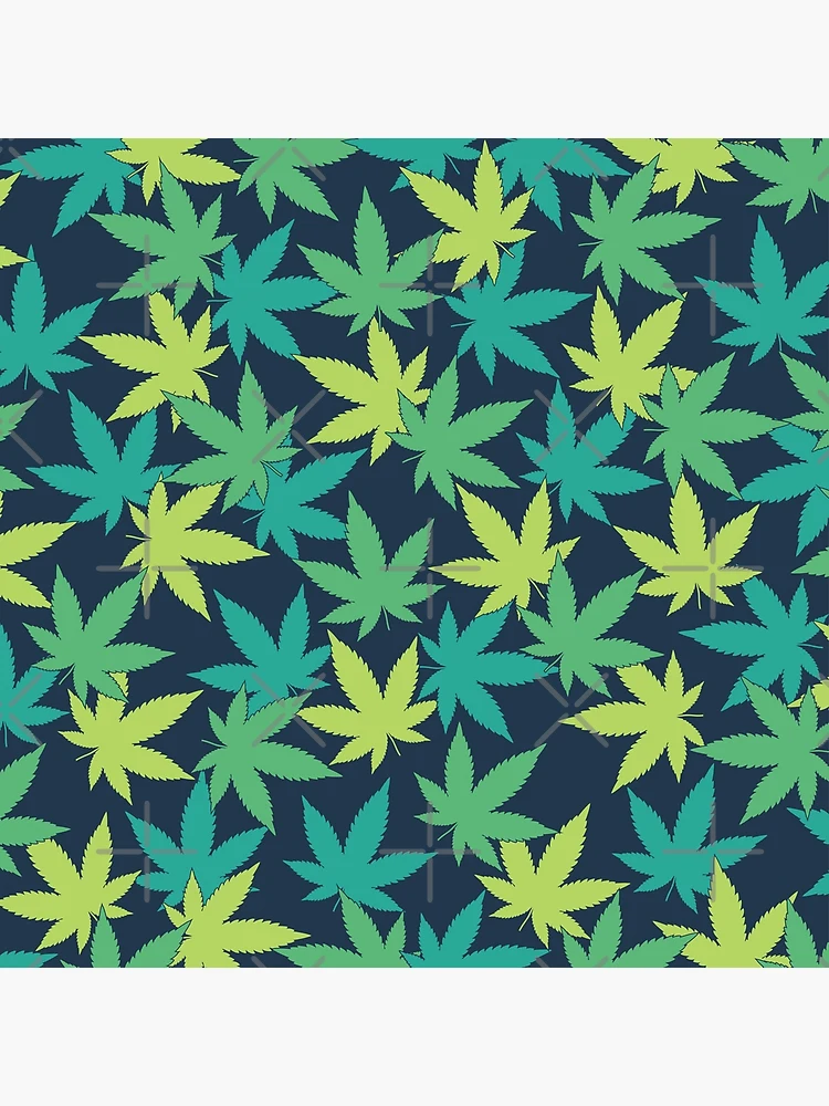 Thumbnail 2 of 2, Postcard, Weed Leaf Pattern designed and sold by SweetLog.