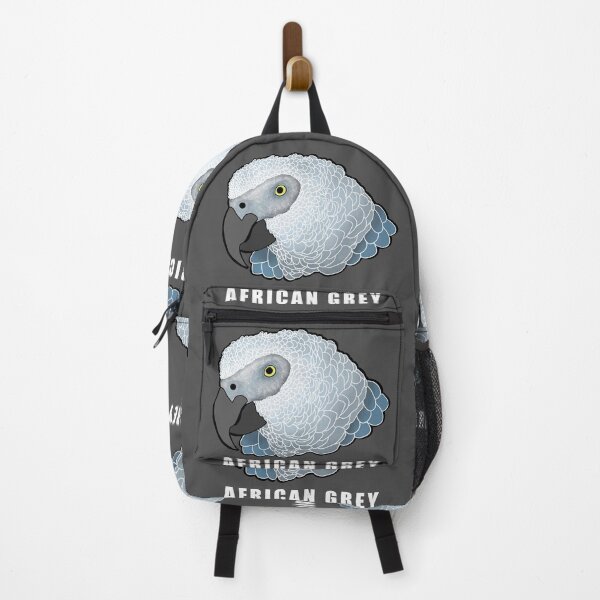 Item preview, Cute African Grey Parrot Hand Drawn Illustration also known as the Congo Grey Parrots designed and sold by PrettyLittlePic.
