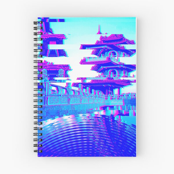 Item preview, Pagoda Vaporwave Glitch Art designed and sold by glitchhub.