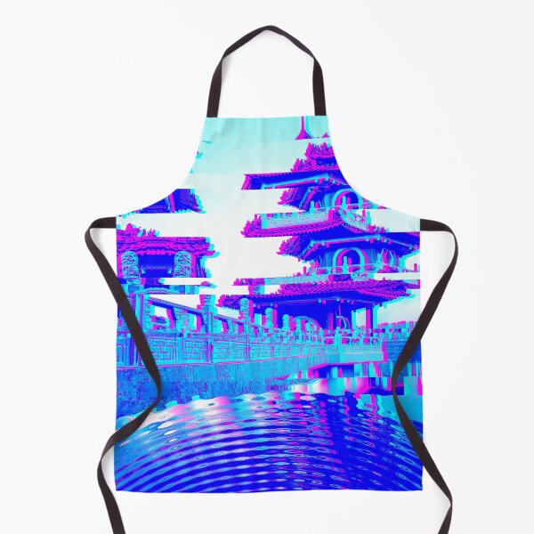 Item preview, Pagoda Vaporwave Glitch Art designed and sold by glitchhub.