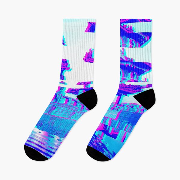 Item preview, Pagoda Vaporwave Glitch Art designed and sold by glitchhub.