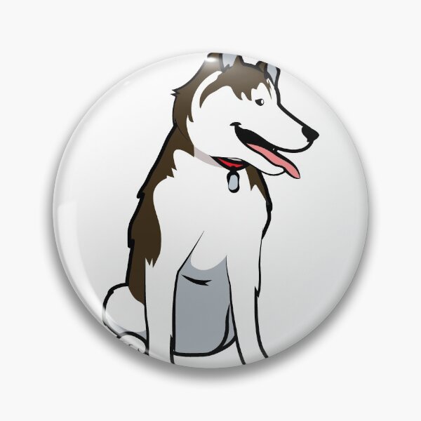 Item preview, Husky puppy brown designed and sold by ToonTrove.