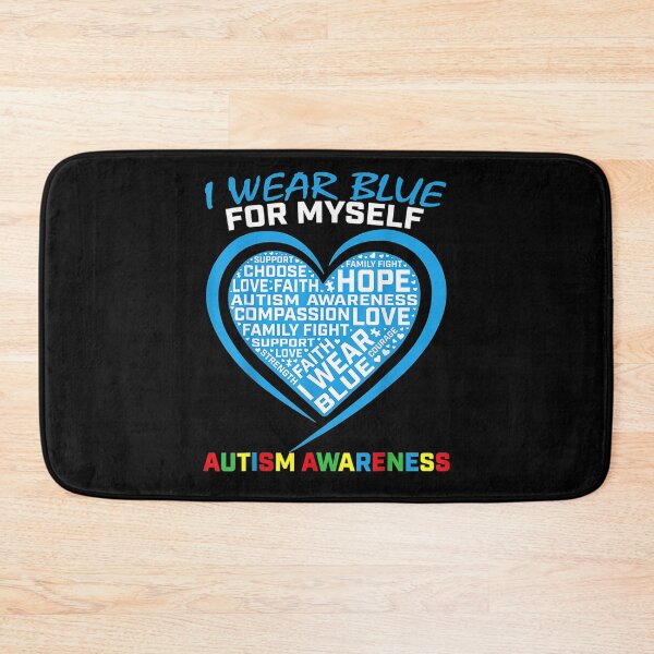 Item preview, Heart I Wear Blue For Myself Autism Awareness Men Women Kids Gift  designed and sold by suzanso.