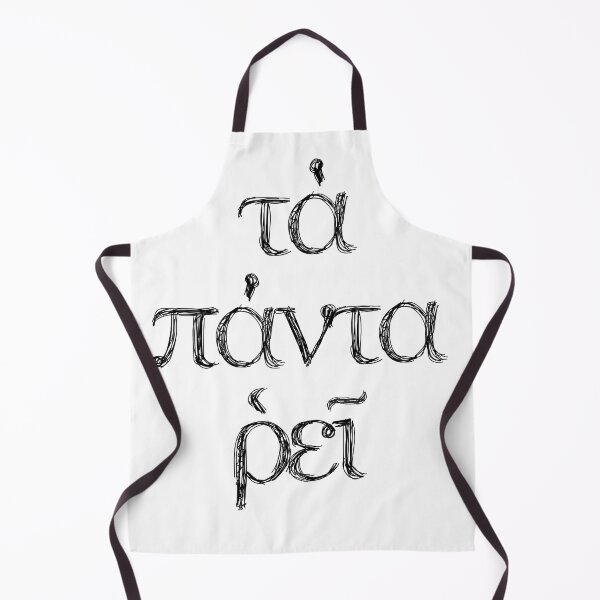 Item preview, "Panta Rhei" Everything Flows Heraclitus Quote designed and sold by Happy Puppy Print On Demand.