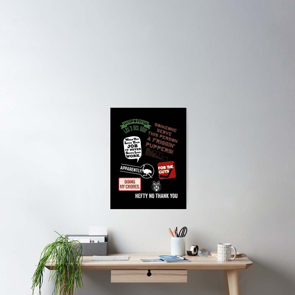 "Letterkenny Pastor Glen Quotes" Poster by DesignsByRisa Redbubble