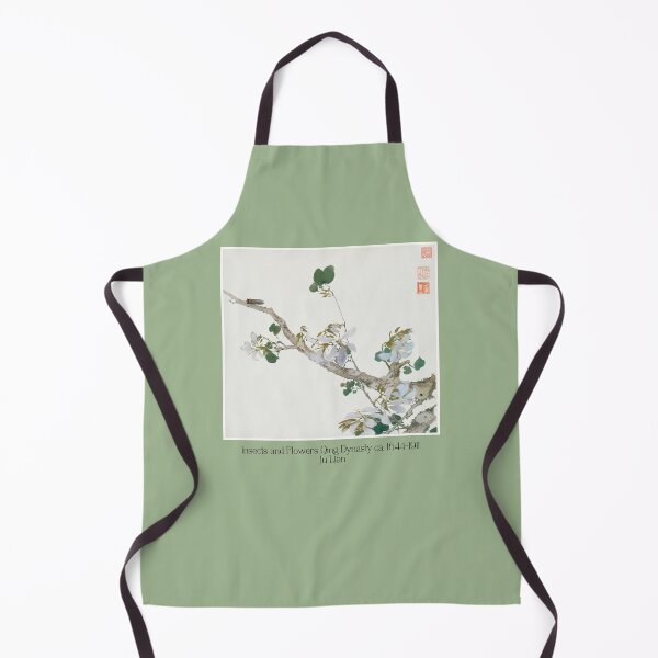 Item preview, Insects and Flowers Qing Dynasty Ju Lian Watercolor Design designed and sold by EarthArtDesigns.