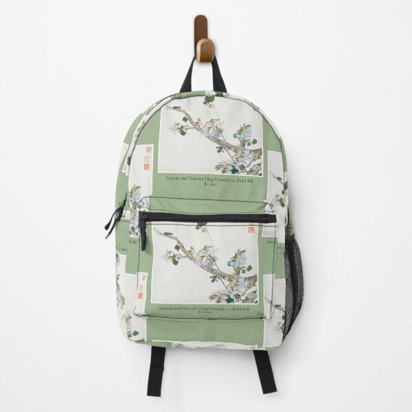 Item preview, Insects and Flowers Qing Dynasty Ju Lian Watercolor Design designed and sold by EarthArtDesigns.