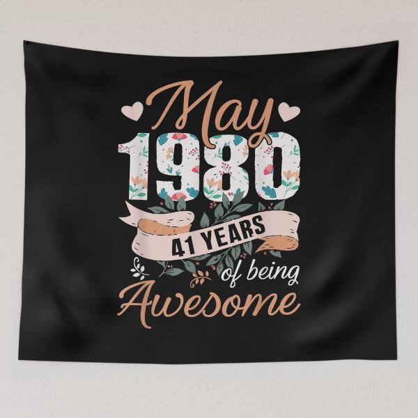 Item preview, May 1980 41st Birthday 41 Years Old Gift  designed and sold by suzanso.