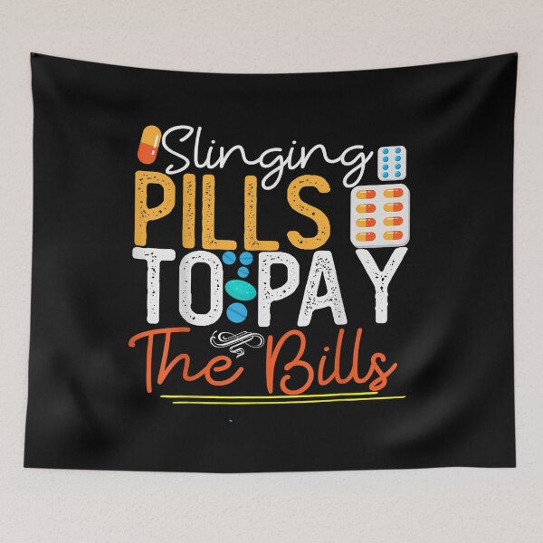 Item preview, Slinging Pills To Pay The Bills Funny For A Pharmacist Gift  designed and sold by suzanso.