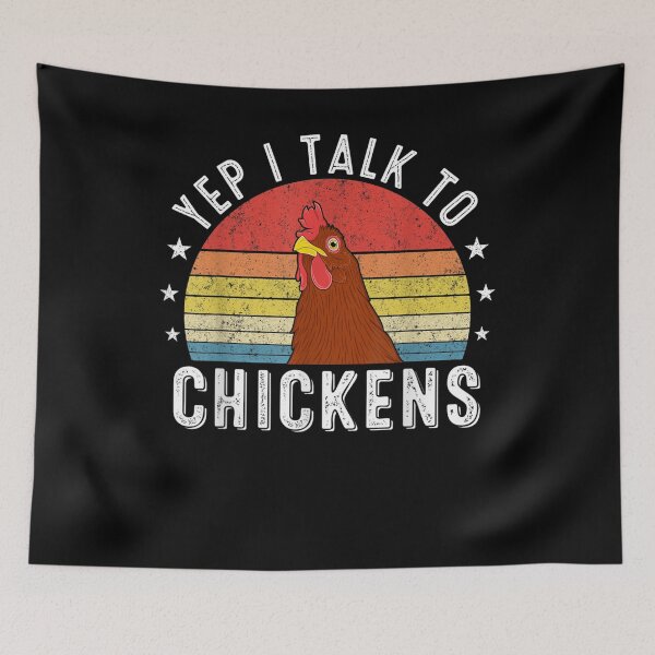 Item preview, Yep I Talk To Chickens Funny Chicken Farmer Hen Farm Animal Gift  designed and sold by suzanso.