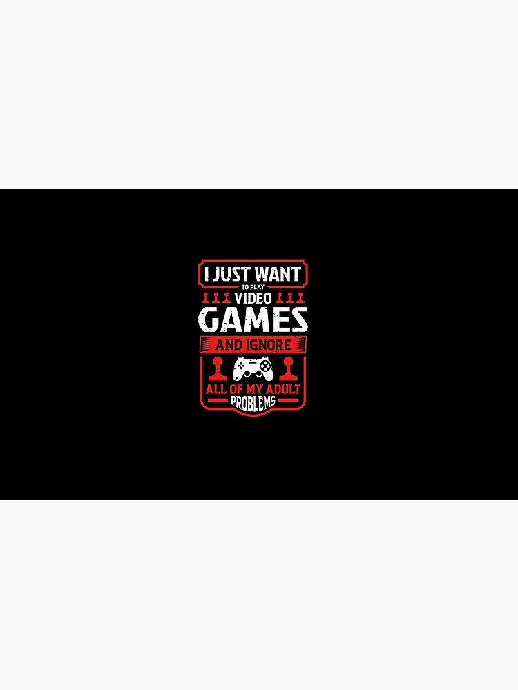Thumbnail 6 of 6, Coffee Mug, I just want to play video games designed and sold by Macspayne.