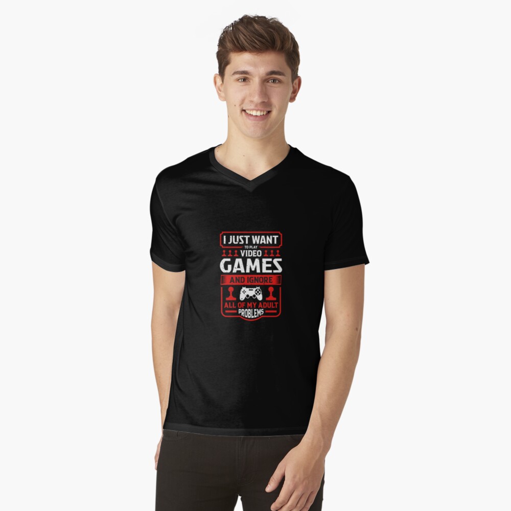 Item preview, V-Neck T-Shirt designed and sold by Macspayne.