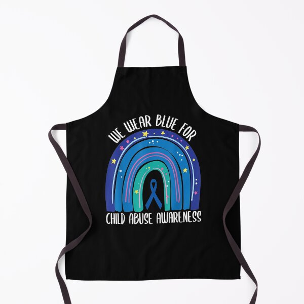 Item preview, In April We Wear Blue For Child Abuse Awareness Rainbow Gift  designed and sold by suzanso.