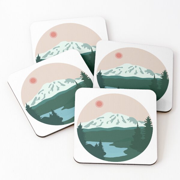 Item preview, Sunset at Mount Rainier designed and sold by alagdesigns.