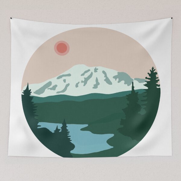 Item preview, Sunset at Mount Rainier designed and sold by alagdesigns.