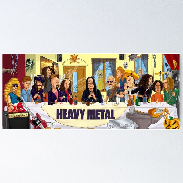 Artikel-Vorschau von Das Heavy Metal Abendessen, designt und verkauft von ArtbyNtok.