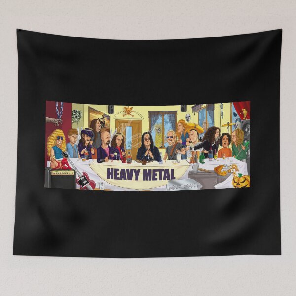 Item preview, The Heavy Metal Supper designed and sold by ArtbyNtok.