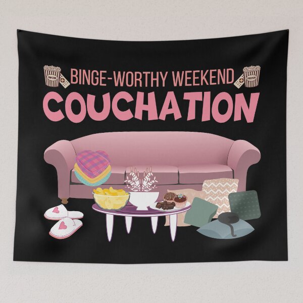 Item preview, Binge watching weekend Design for TV Shows Lovers designed and sold by sinceanna.