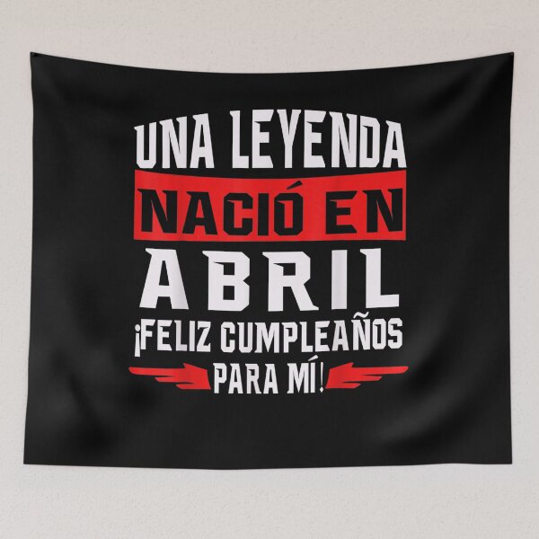 Item preview, Nació Una Leyenda En Abril Feliz Cumpleaños Para Mí Hombres Gift  designed and sold by suzanso.