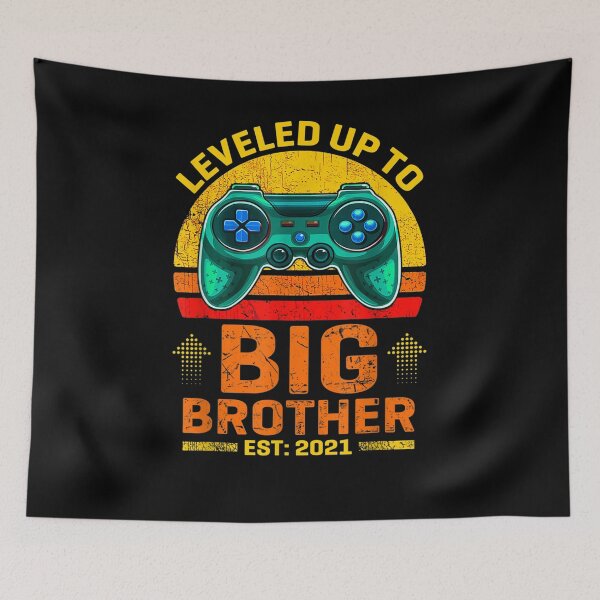Item preview, I Leveled Up To Big Brother Est 2021 Video Game Boys Gift  designed and sold by suzanso.