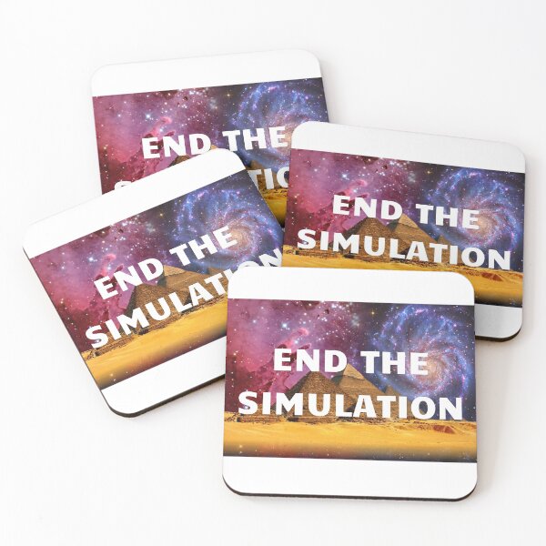 Item preview, End The Simulation | Smart Successful Stoner | We Are The Universe designed and sold by AlfaEcho.
