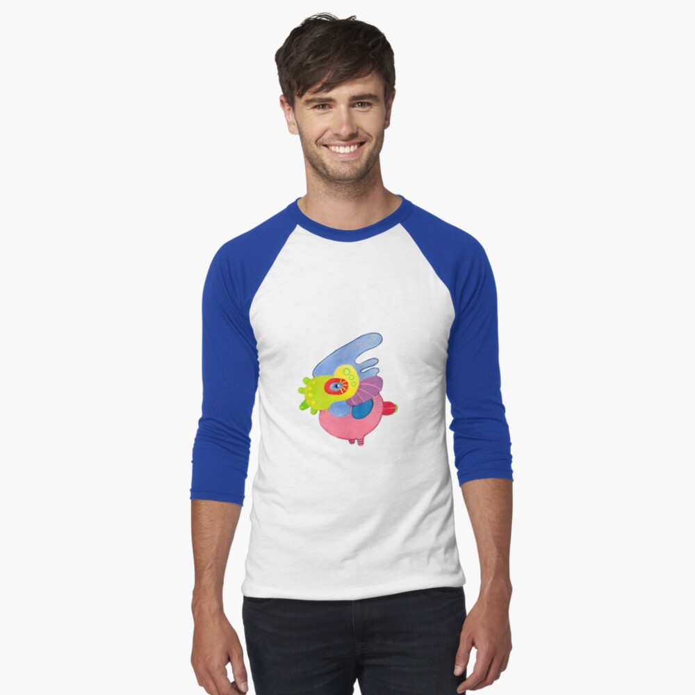 Item preview, Baseball ¾ Sleeve T-Shirt designed and sold by AnnetteArt.
