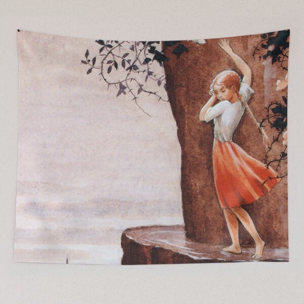 Item preview, Girl and The Stream by Rudolf Koivu  designed and sold by Niina  Niskanen.