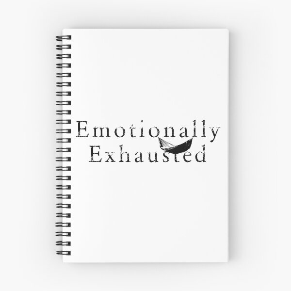 Aperçu de l'œuvre Emotionnellement épuisé créée et vendue par NoRegretsDesign.