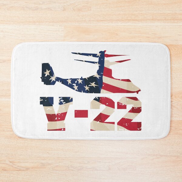 Item preview, V-22 Osprey VTOL Military Aircraft in Vintage Red White and Blue Stars and Stripes designed and sold by hobrath.