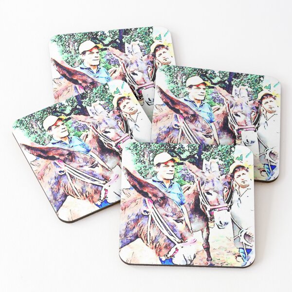 Item preview, Men and donkeys designed and sold by Giuseppe Cocco.
