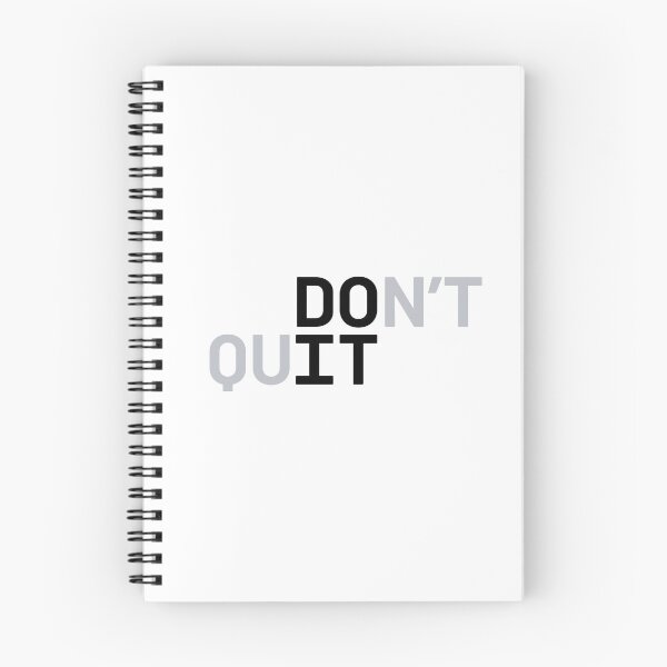 Item preview, DO IT / DON'T QUIT (Black Text) designed and sold by STUDIO-72.