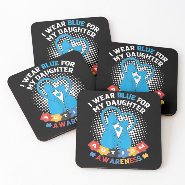 Item preview, I Wear Blue For My Daughter Dad Mom Autism Awareness Gift  designed and sold by suzanso.