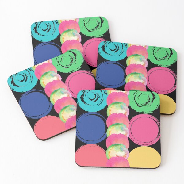 Item preview, Colourful Circles Abstract designed and sold by LiteFeather1.