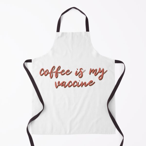 Item preview, Coffee is my vaccine calligraphy designed and sold by 147ology.