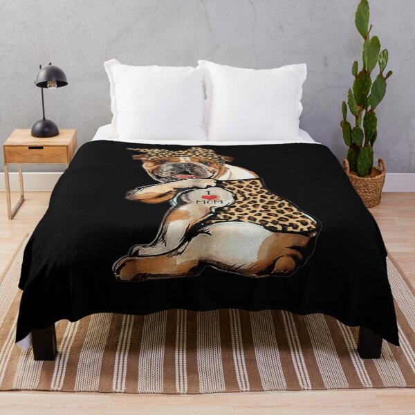 Item preview, Bulldog Lover Gifts I Love Mom Tattoo Leopard Mother's Day designed and sold by suzanso.