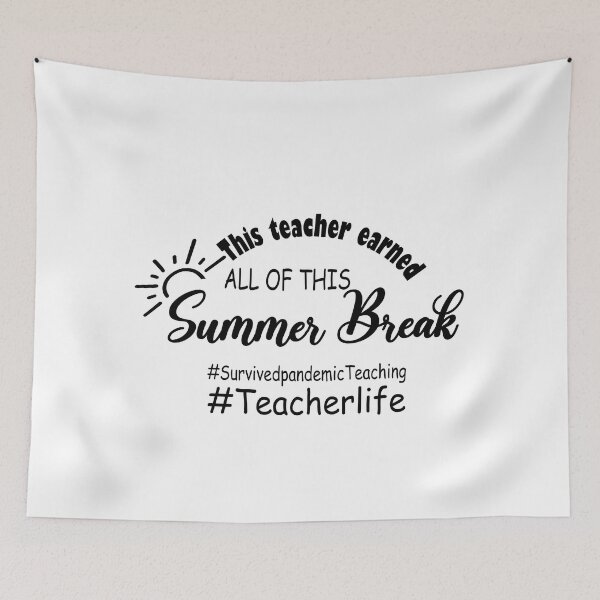 Item preview, This Teacher Earned All Of This Summer Break designed and sold by RedJazz.