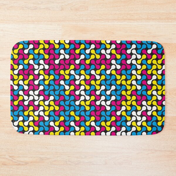 Item preview, CMYK Colour Metaballs Pattern (Black) designed and sold by John Uttley.