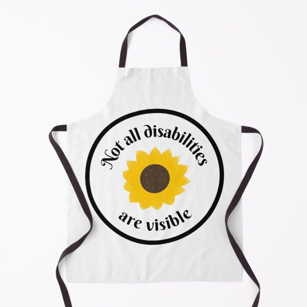 Item preview, Not all disabilities are visible - sunflower designed and sold by IvyAmber.