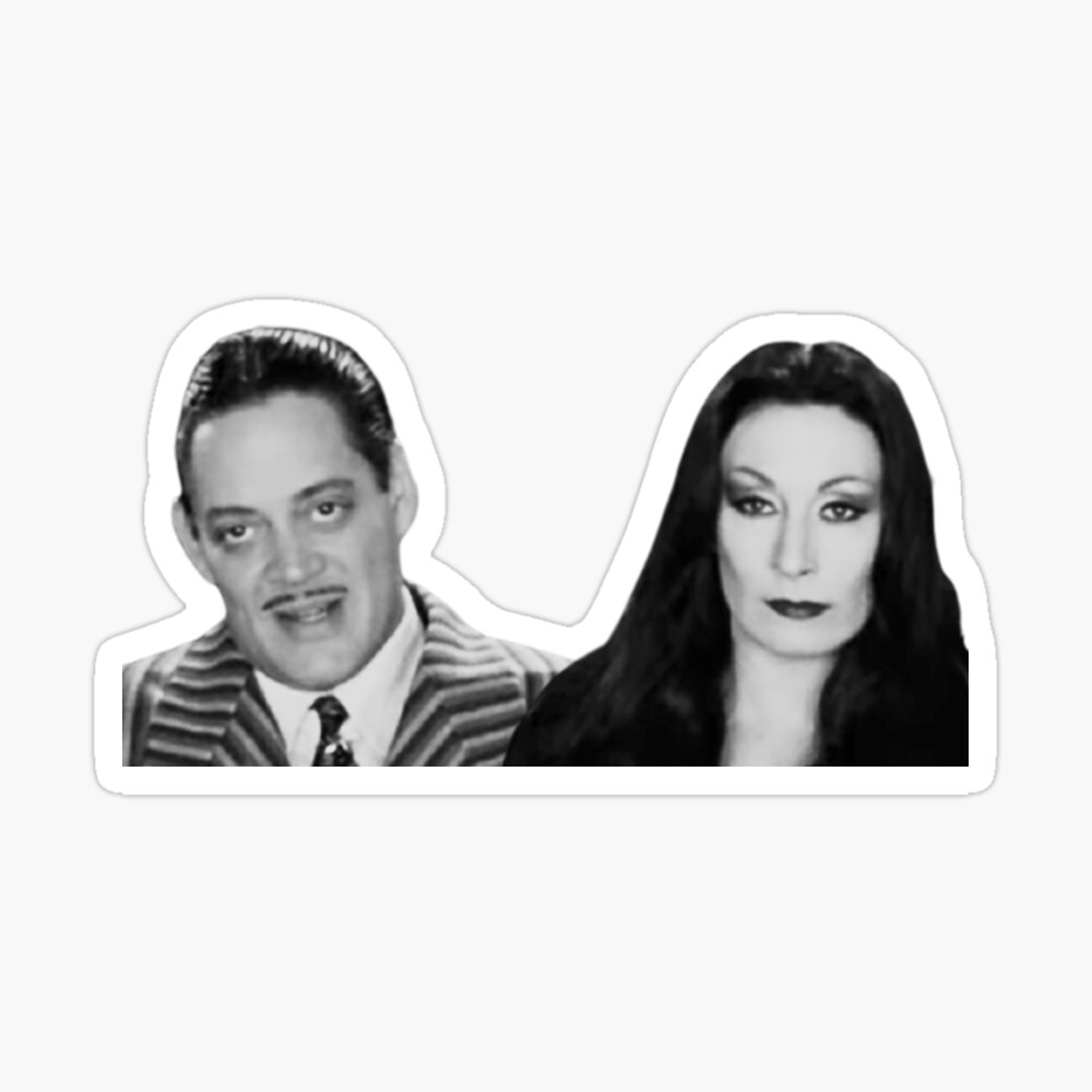 Unimpressed Addams: Gomez and Morticia Judging You Magnet
