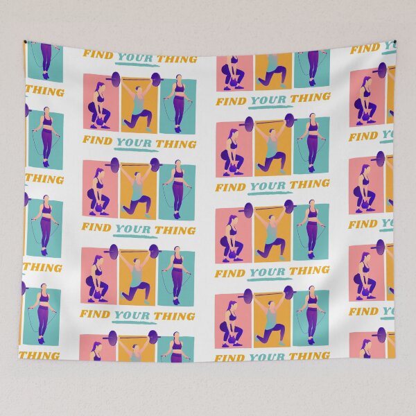 Item preview, Find Your Thing - Strength Training for Women designed and sold by WildBerryArt.