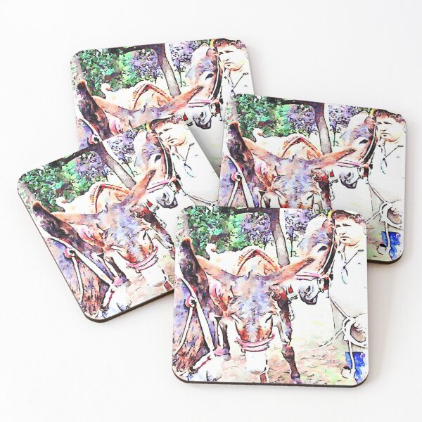 Item preview, Man with donkeys designed and sold by Giuseppe Cocco.