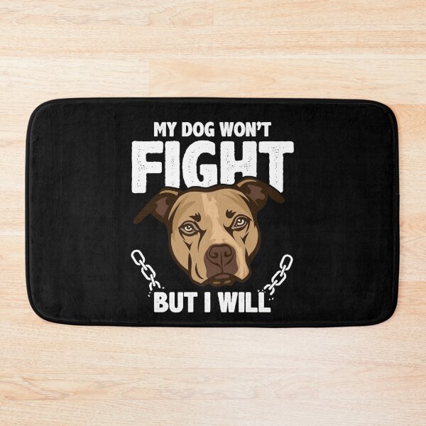 Artikelvorschau, Mein Hund wird nicht kämpfen, aber ich werde Pitbull Besitzer entworfen und verkauft von Dressed For Duty.
