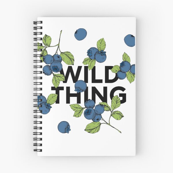Item preview, "Wild thing" statement collage with blueberries, bilberries designed and sold by TrueType.