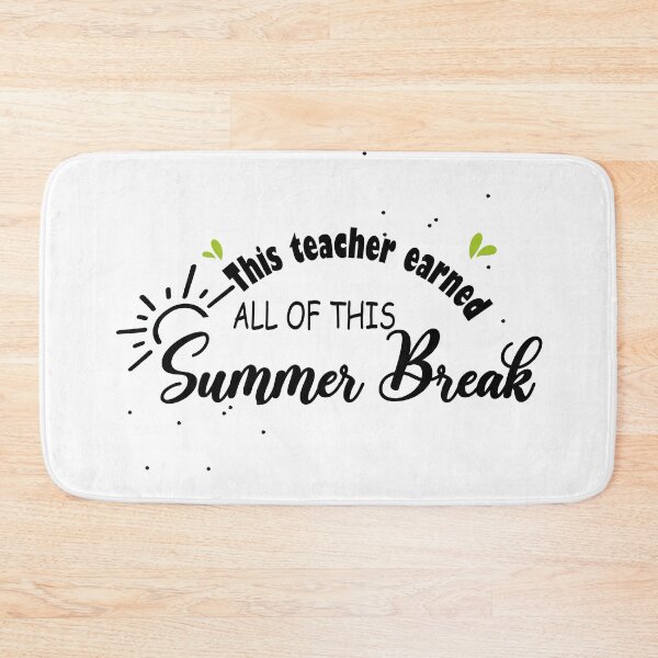 Item preview, This Teacher Earned All Of This Summer Break funny designed and sold by RedJazz.