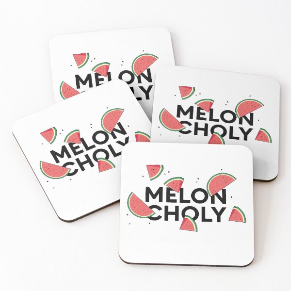 Item preview, "Meloncholy" statement collage with watermelon, melancholy designed and sold by TrueType.