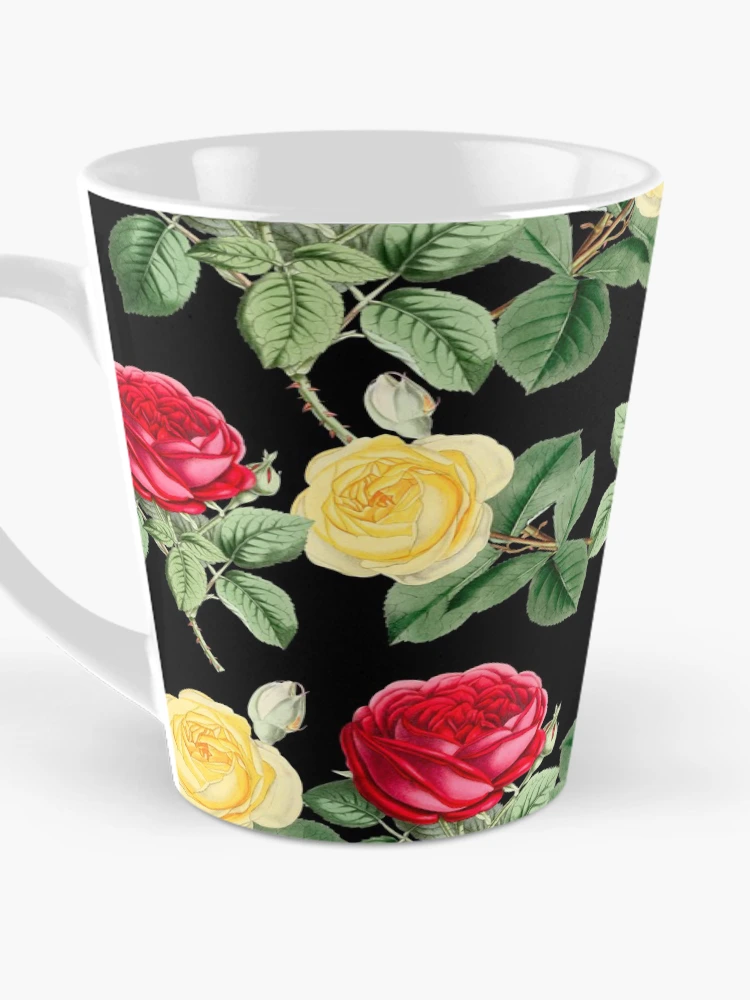 Thumbnail 3 of 4, Coffee Mug, Red Yellow Roses designed and sold by creaturespie.