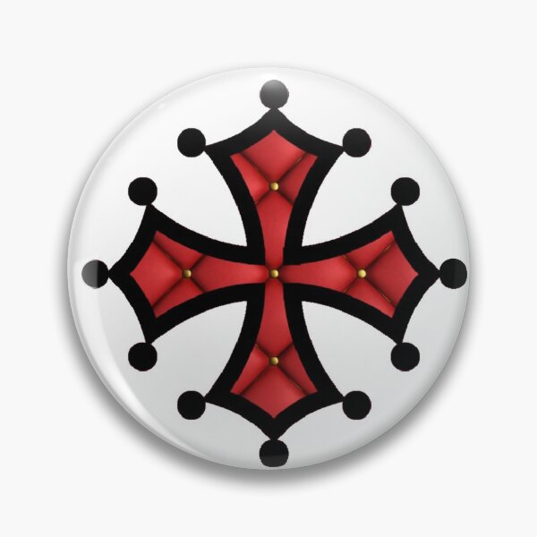 Item preview, Red quilted Occitan cross designed and sold by mag3118.