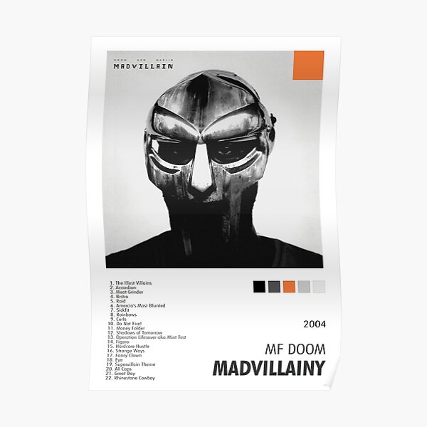 Madvillainy Album Cover Poster