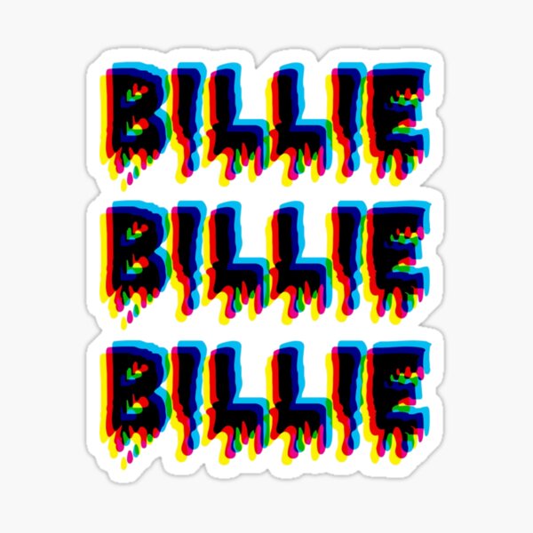 Pegatina «Logotipo de billie eilish» de Blacksoulgear | Redbubble