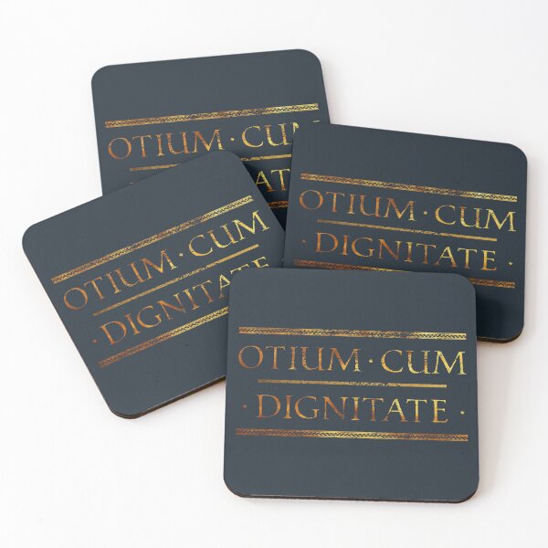 Item preview, Otium Cum Dignitate, Leisure with Dignity, Latin Roman Motto designed and sold by Careful Disorder.